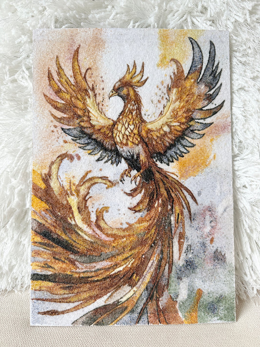 Crushed Gems in Art                          ~ The Phoenix ~